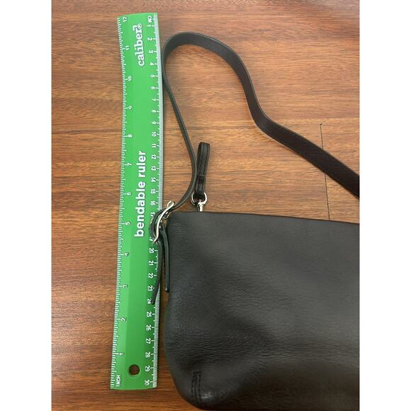 Vintage Y2K COACH East West Legacy Black Leather Shoulder Bag Tan CC Interior - Picture 12 of 15